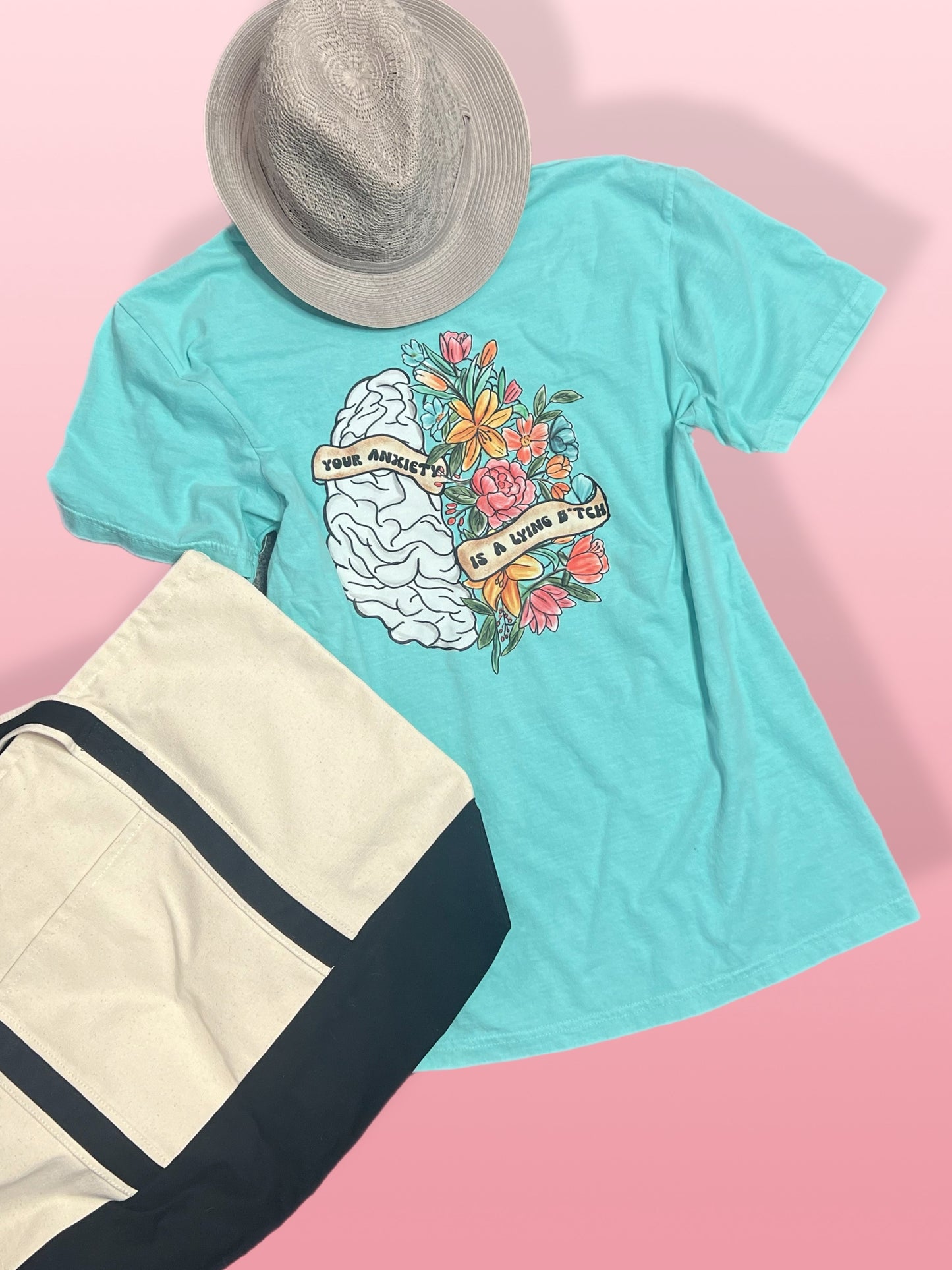 Your Anxiety is a Lying B*tch - 100% Cotton T-Shirt