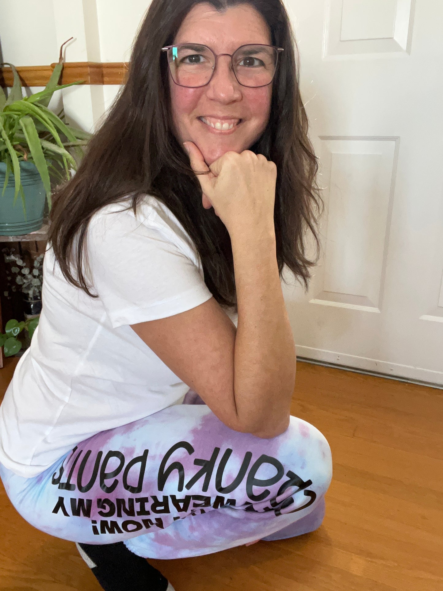 Not Now! I’m Wearing My Cranky Pants - Hand Dyed Custom Sweat Pants