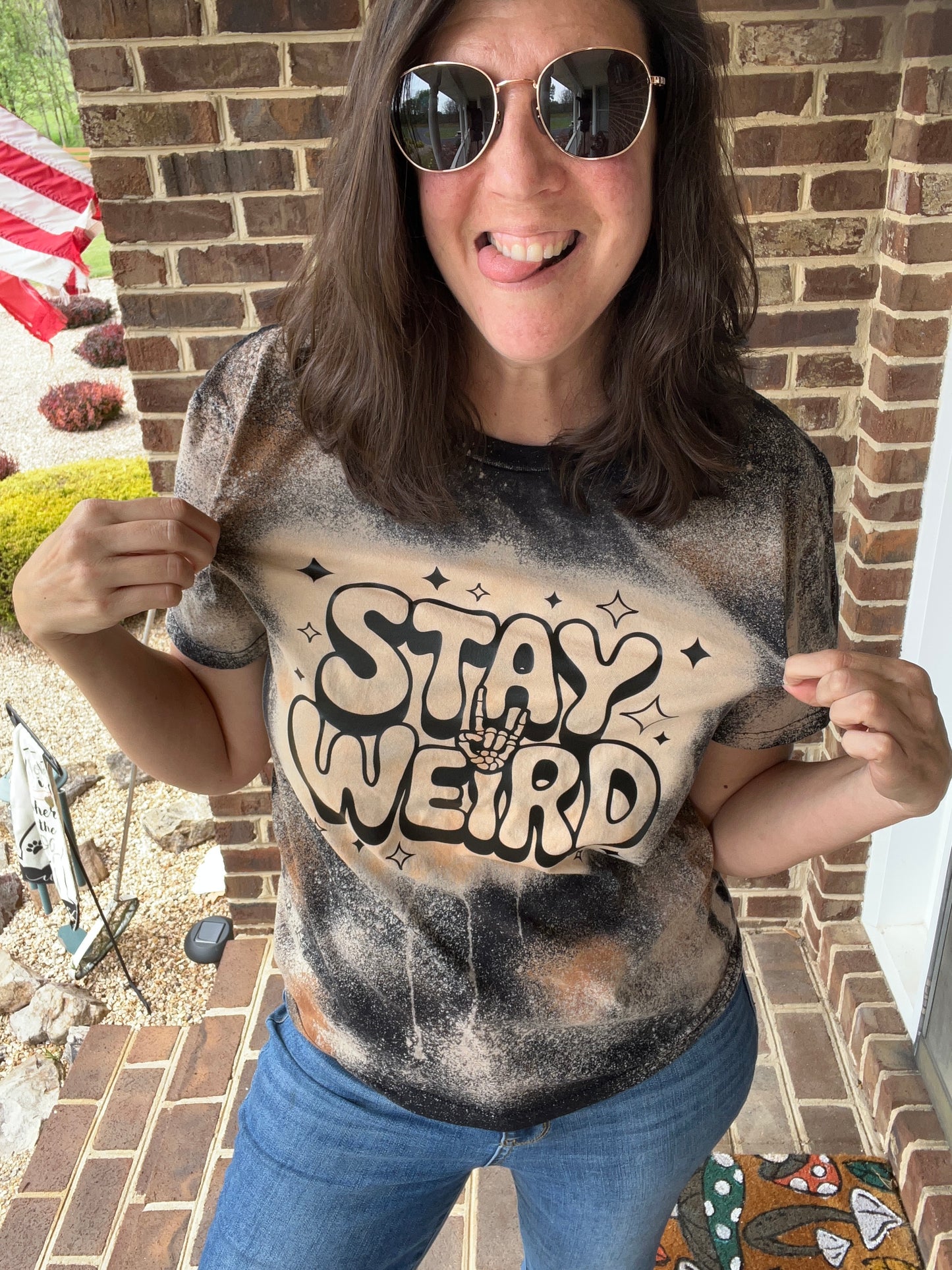 Stay Weird Bleach Art T-Shirt