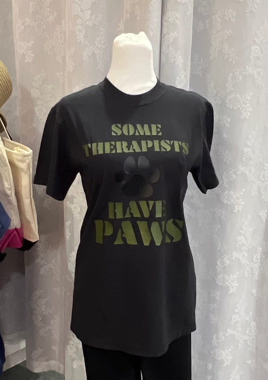 Some Therapist Have Paws - Comfort Colors Tee
