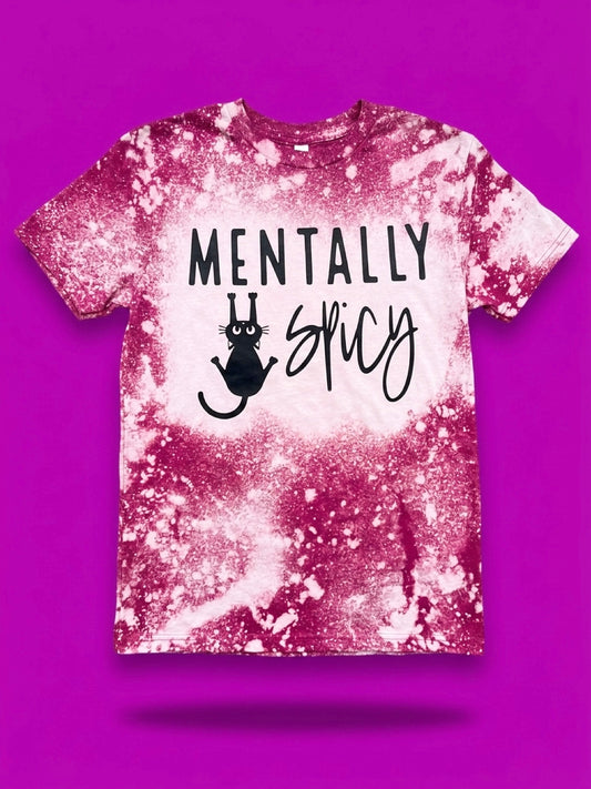 Mentally Spicy Bleach Art T-Shirt