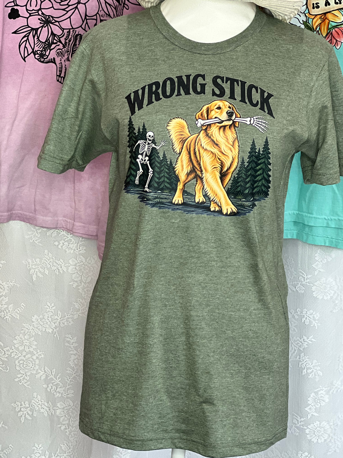 Wrong Stick Tee - S
