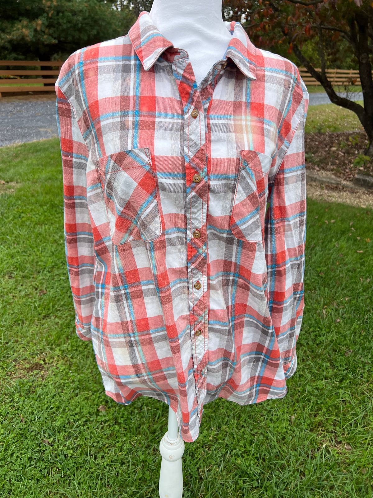Moon Child Upcycled Flannel - Women’s Large