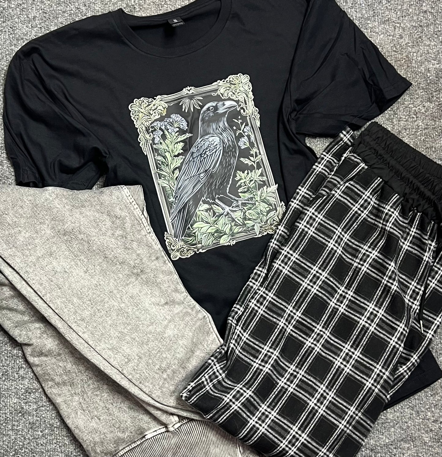 Gothic Raven Crow T-Shirt