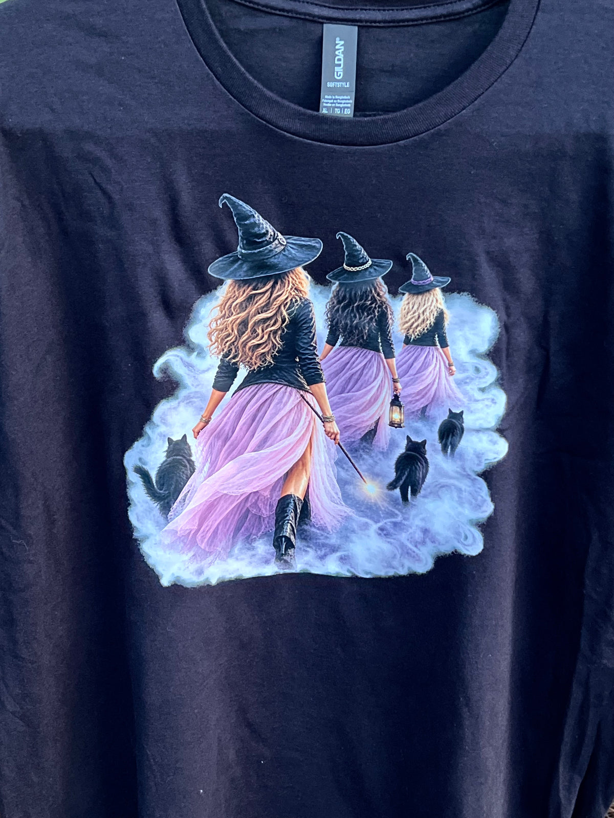 Whimsical Witches & Black Cats T-Shirt