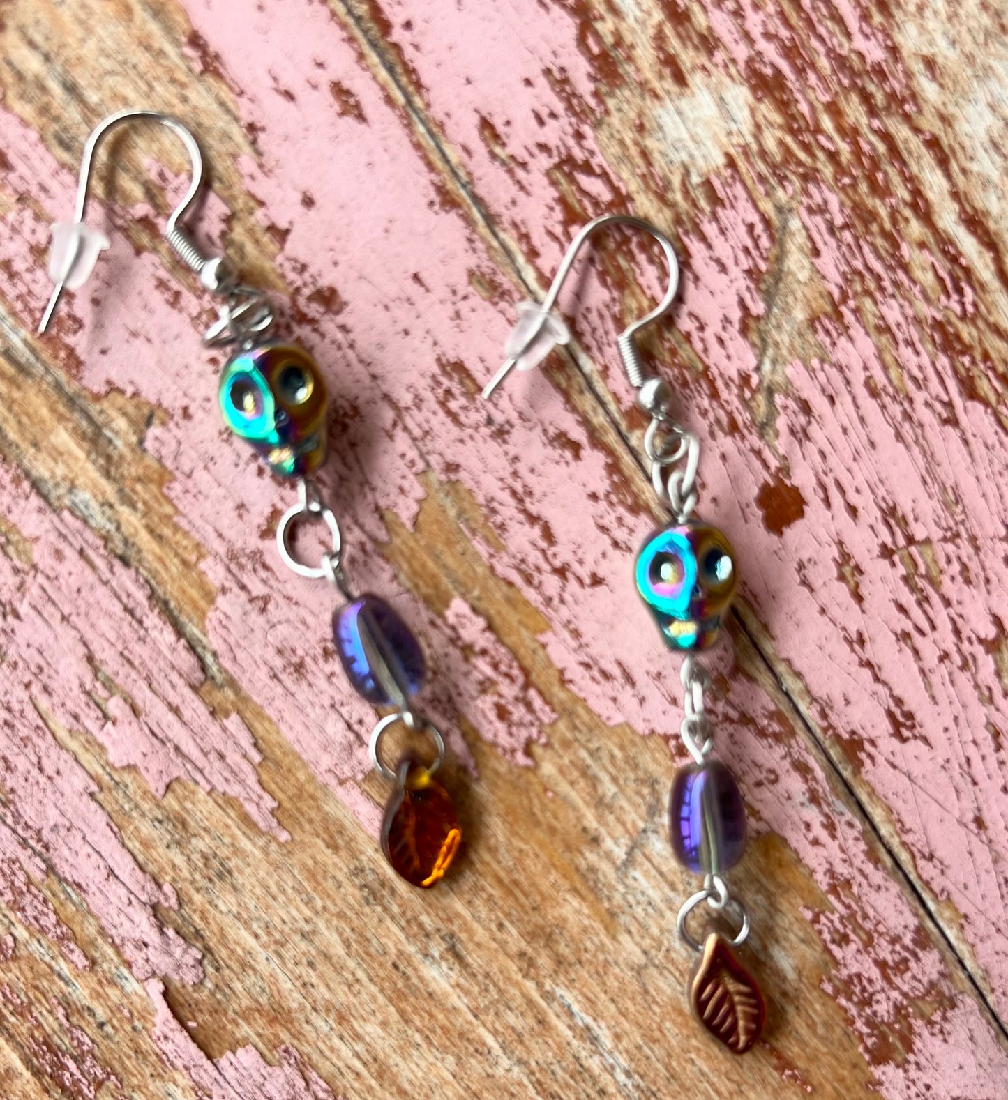 Handmade Skull Earrings