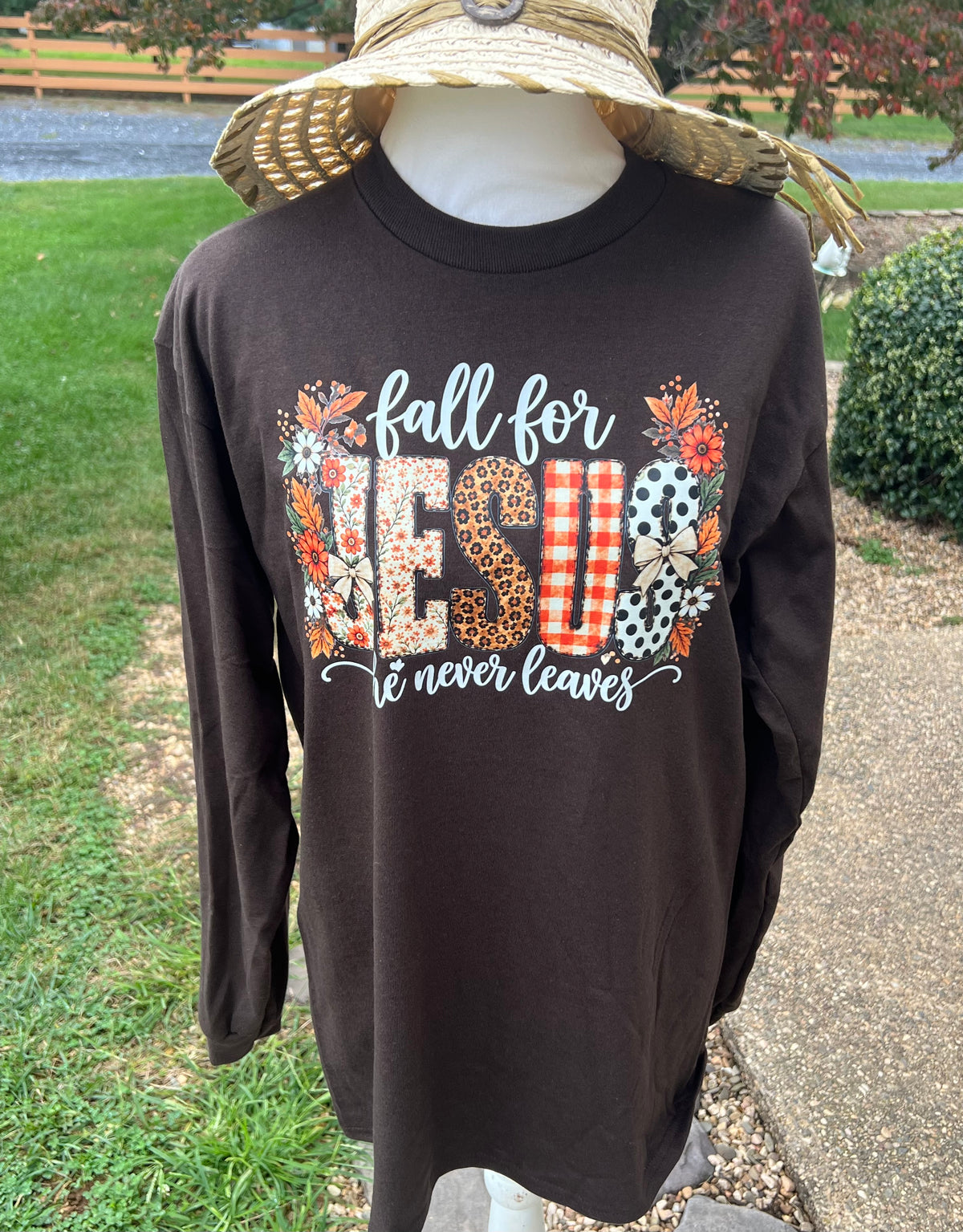 Fall for Jesus Long Sleeve T-Shirt