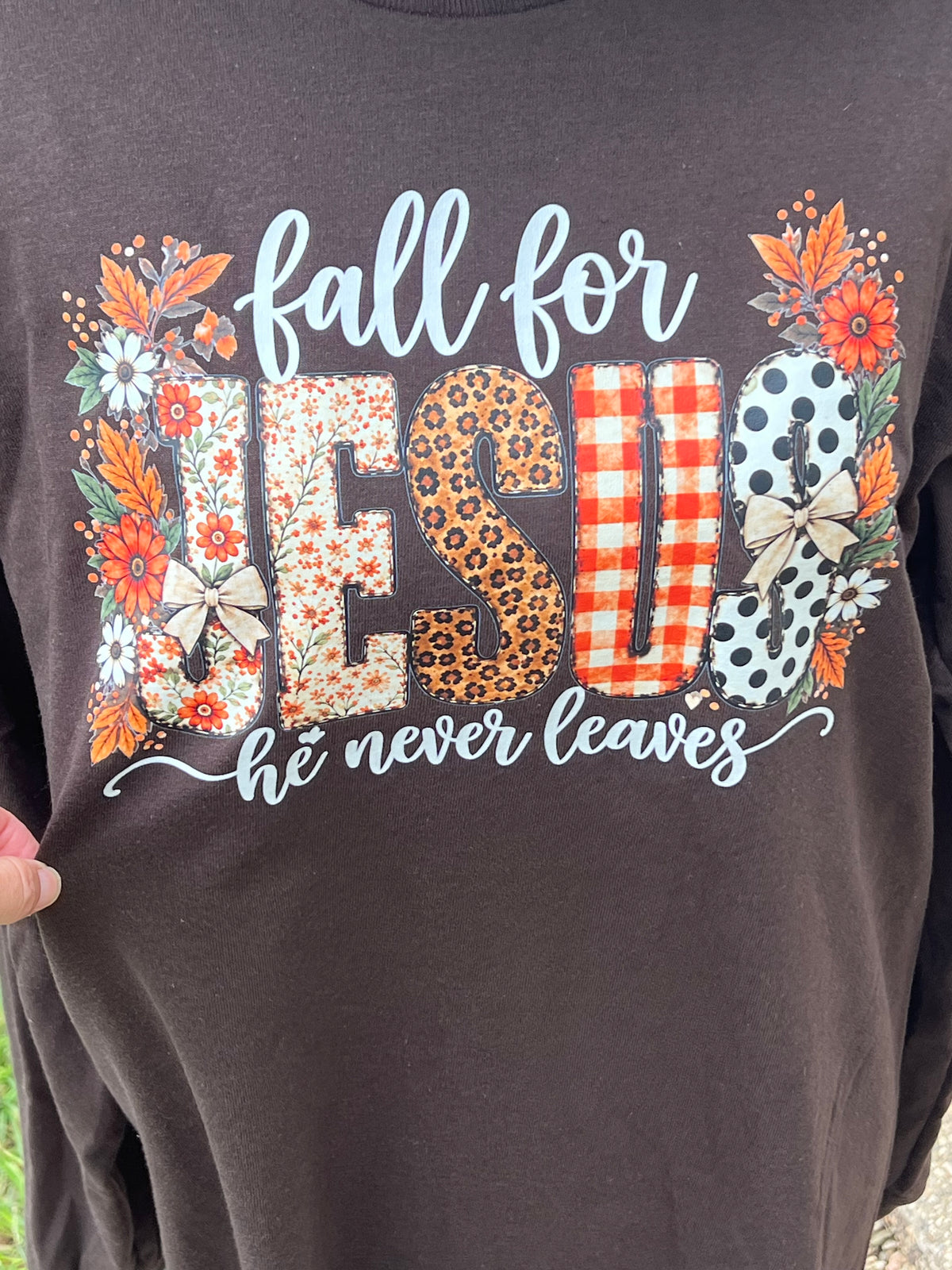 Fall for Jesus Long Sleeve T-Shirt