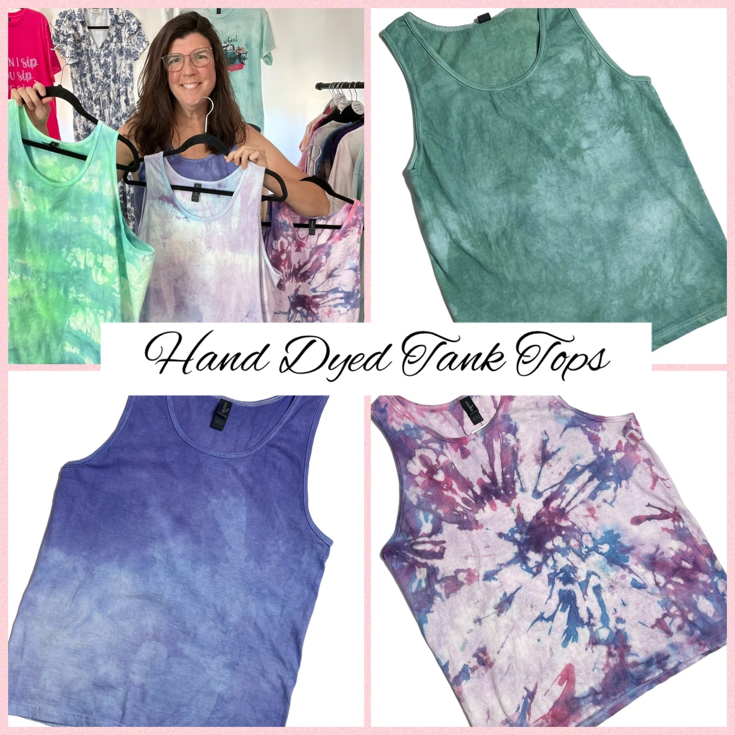 Hand Dyed Tank Tops