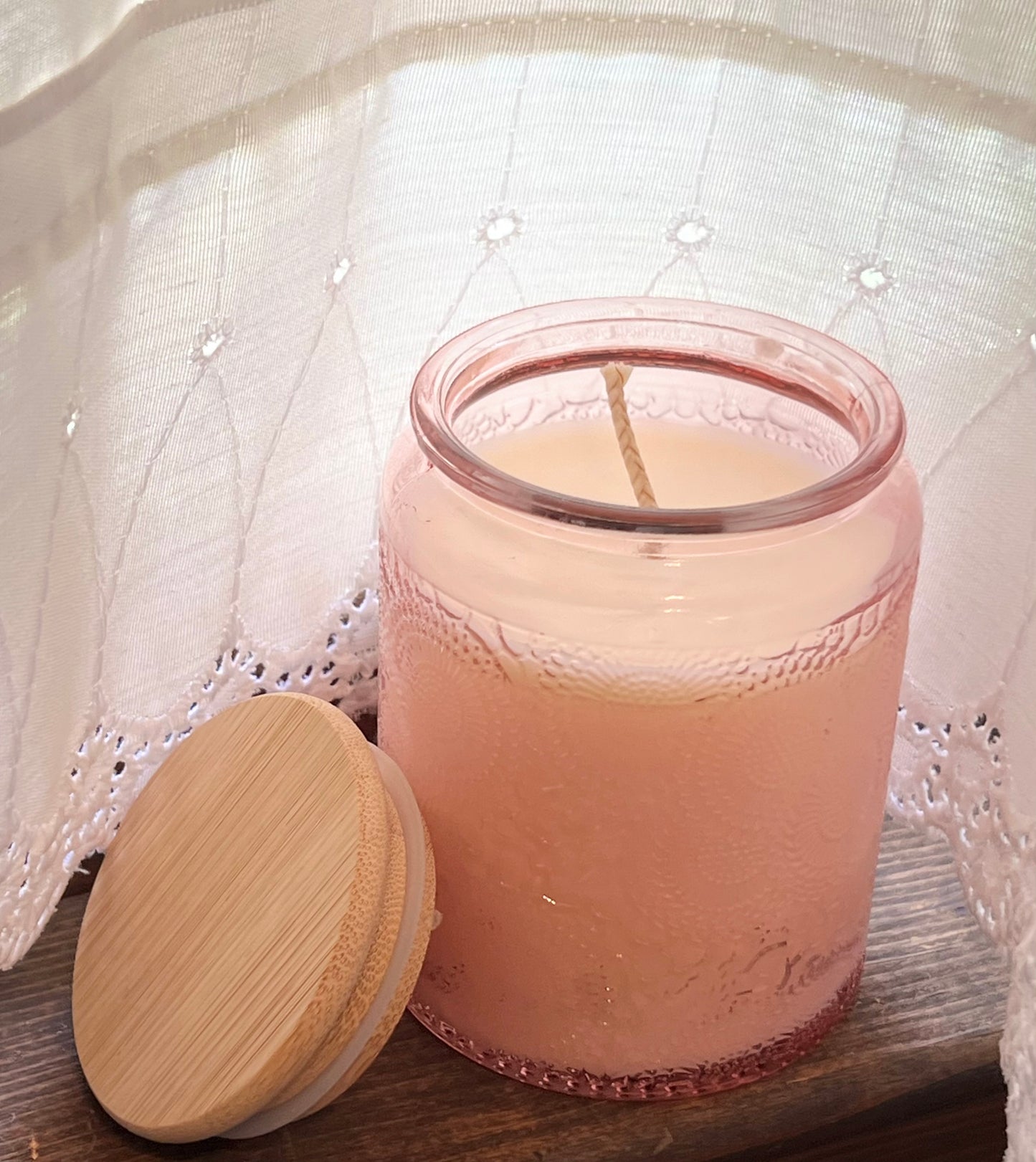 Rose Scented Boho Soy Candle