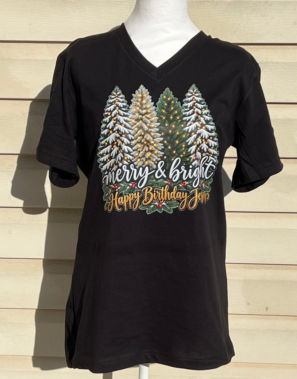 Merry & Bright V-Neck