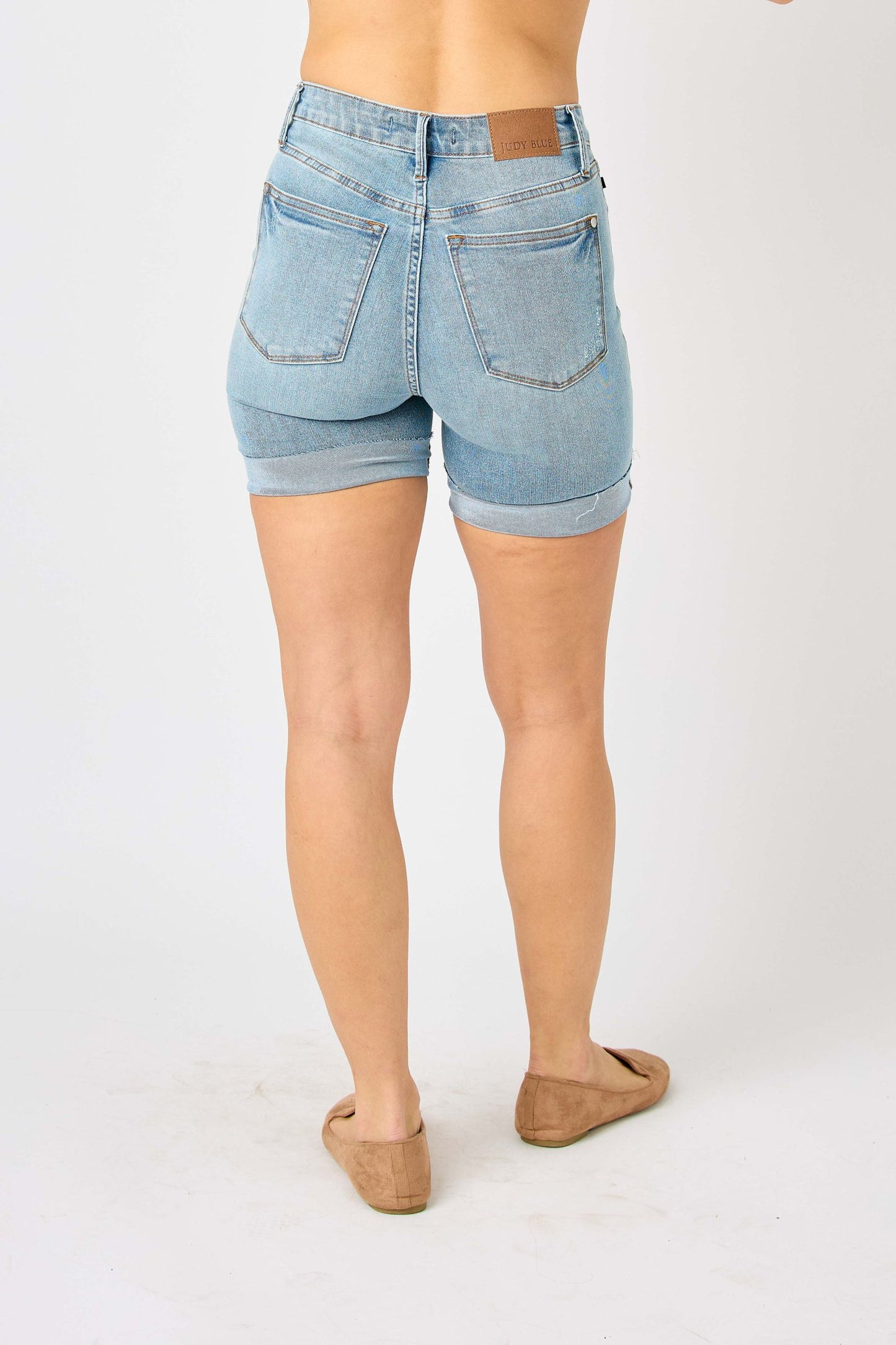 Judy Blue Denim Cuffed/Uncuffed Shorts