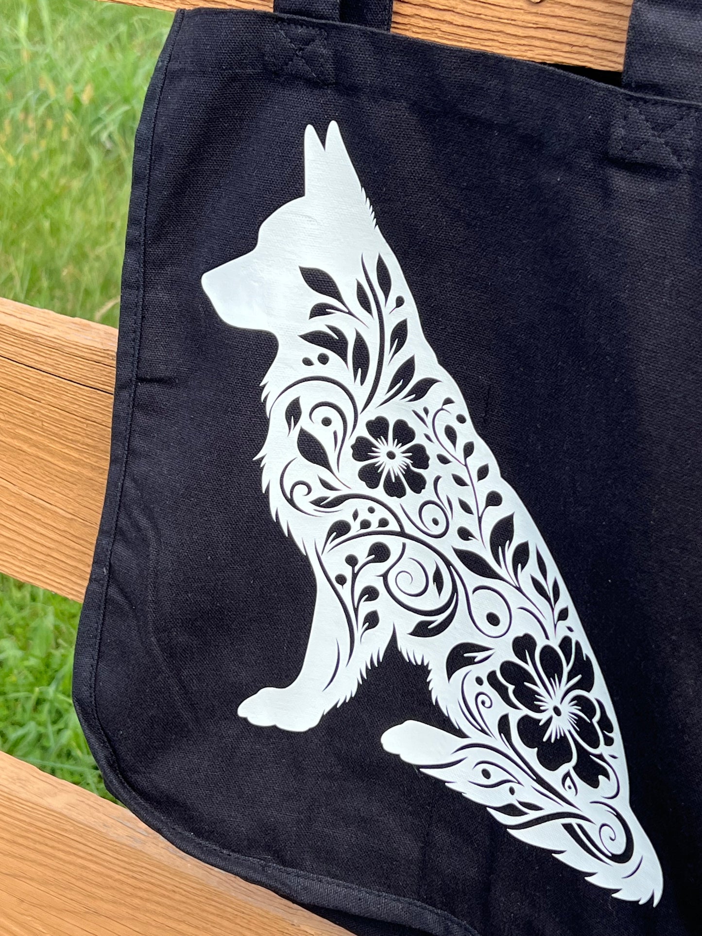 Customized Canvas Tote - German Shepherd Lovers