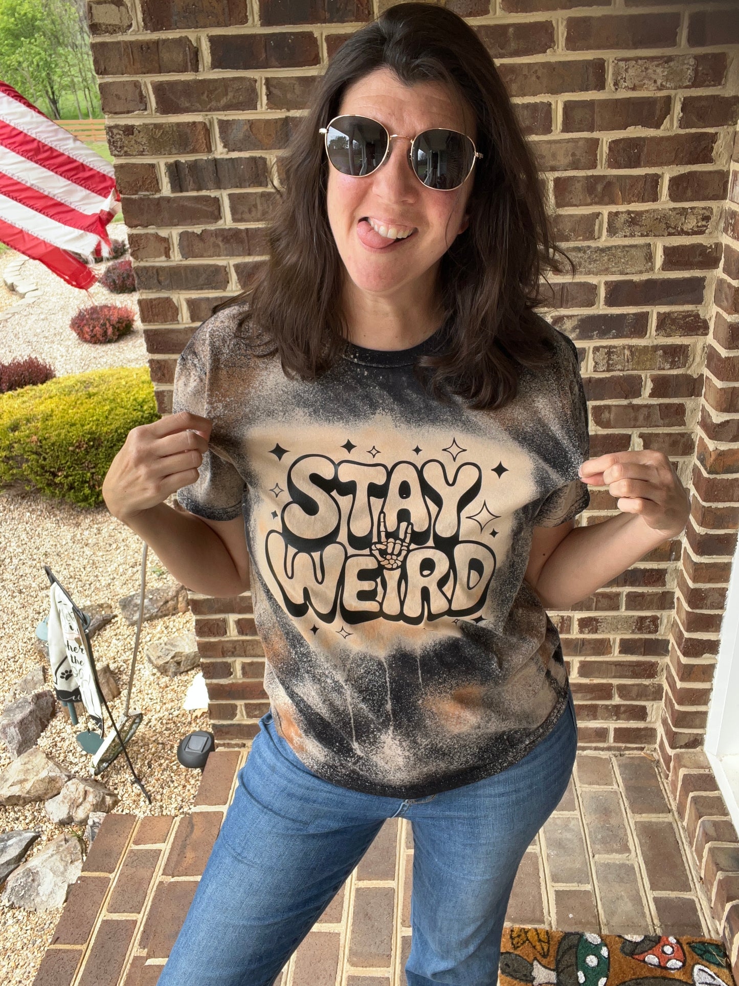 Stay Weird Bleach Art T-Shirt