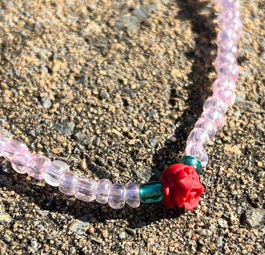 Handmade Rosette Anklet - Large