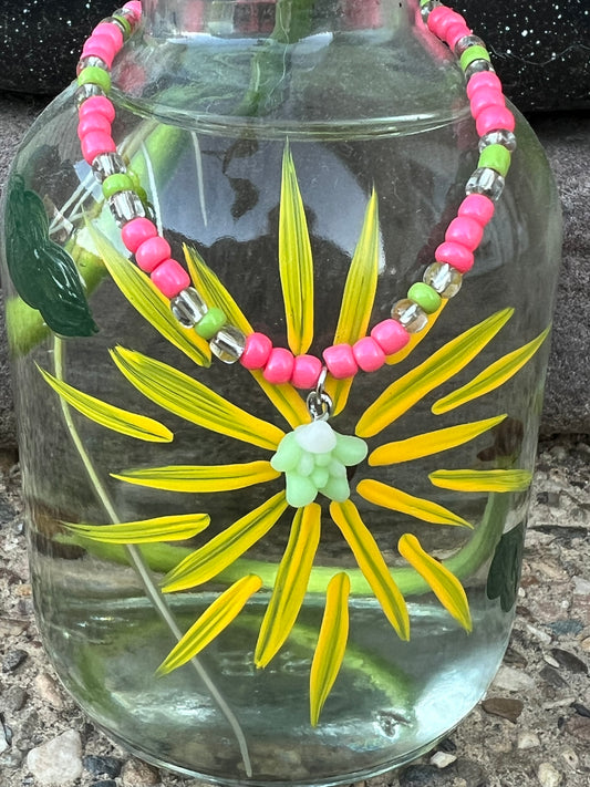 Handmade Succulent Lovers Anklet - Small