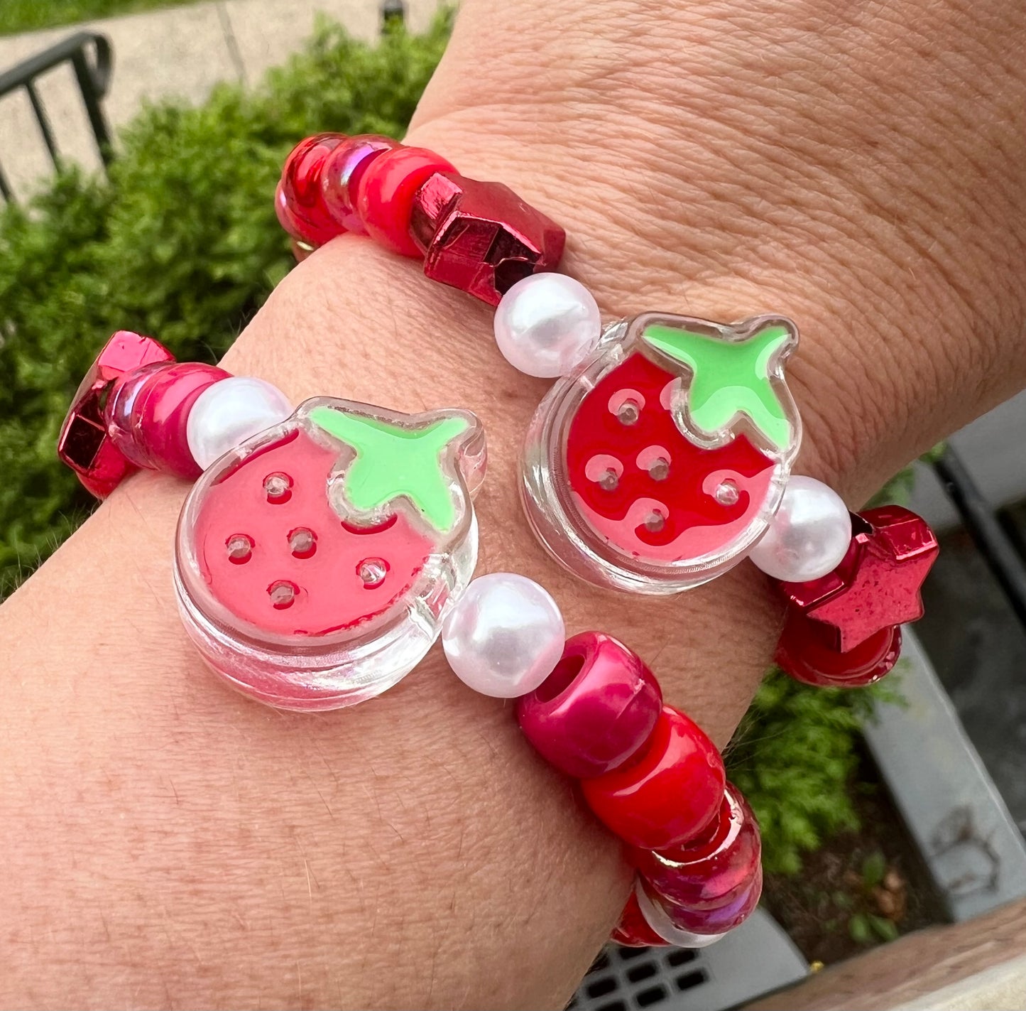 Strawberry Kenzie’s Kandi Bracelet