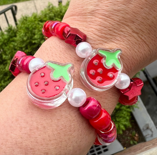 Strawberry Kenzie’s Kandi Bracelet