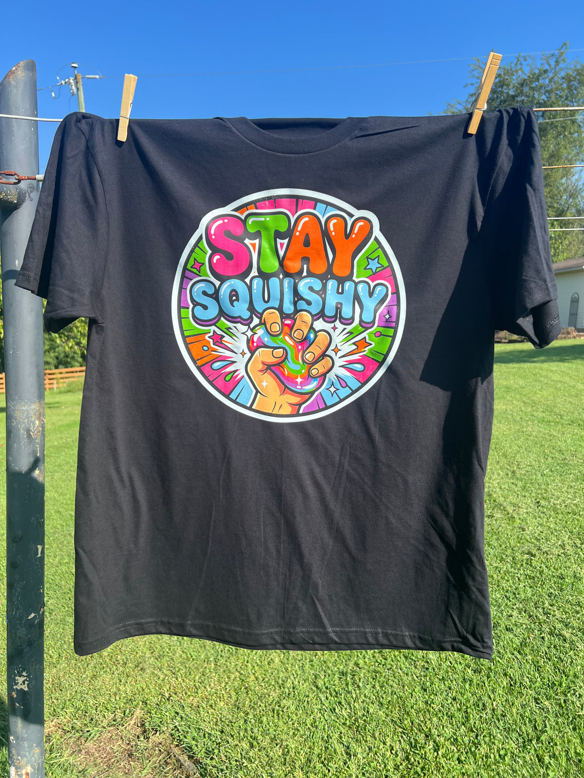Stay Squishy Handmade T-Shirt