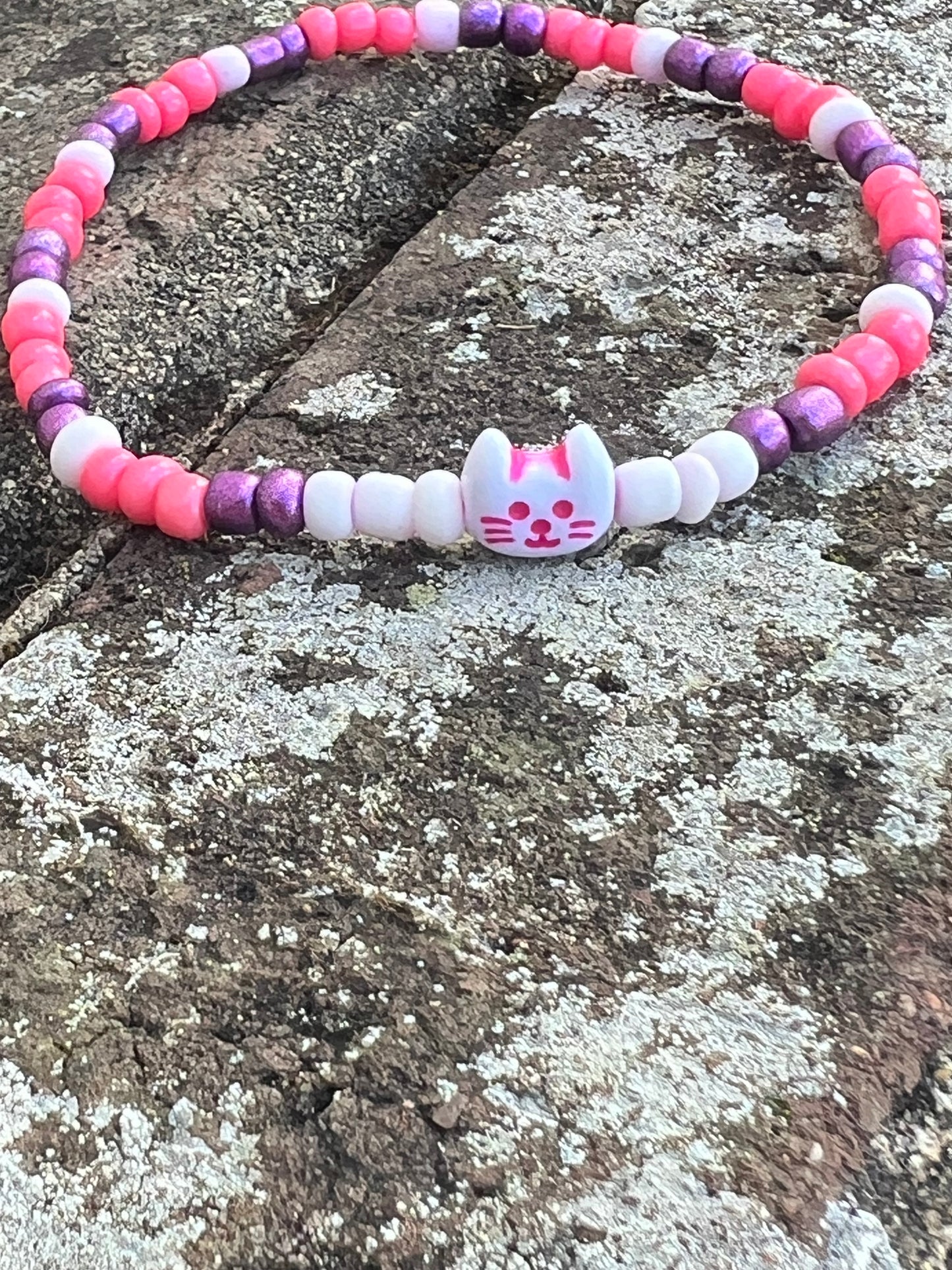 Handmade Kitty Cat Anklet/Bracelet