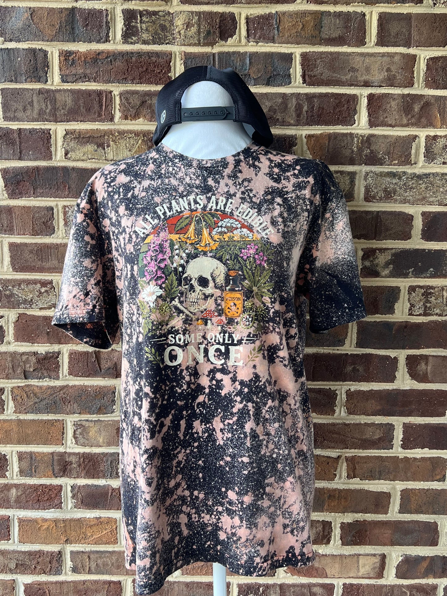 All Plants Are Edible, Some Only Once - Bleach Art T-Shirt