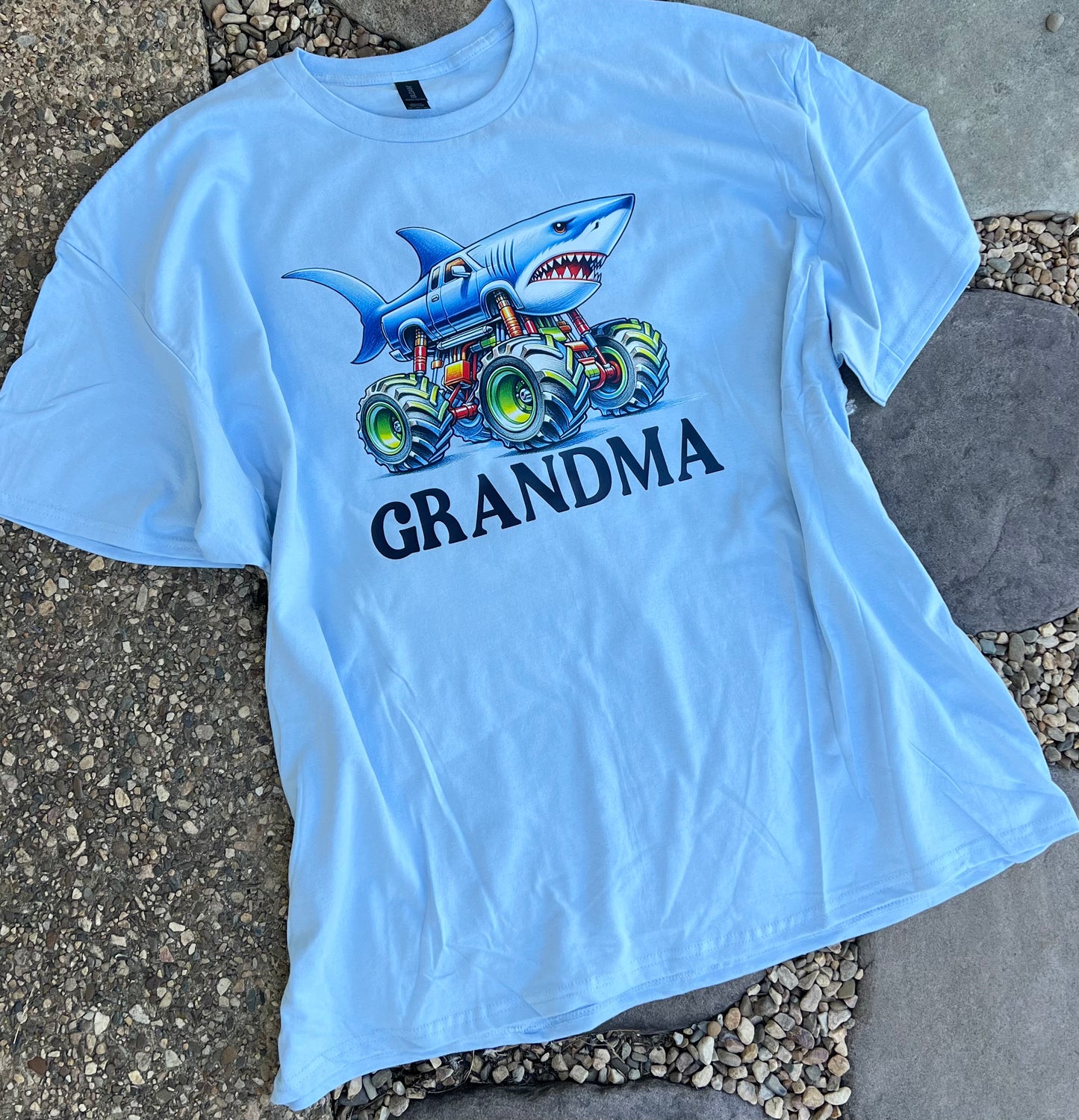 Shark Truck Grandma T-Shirt - 3XL