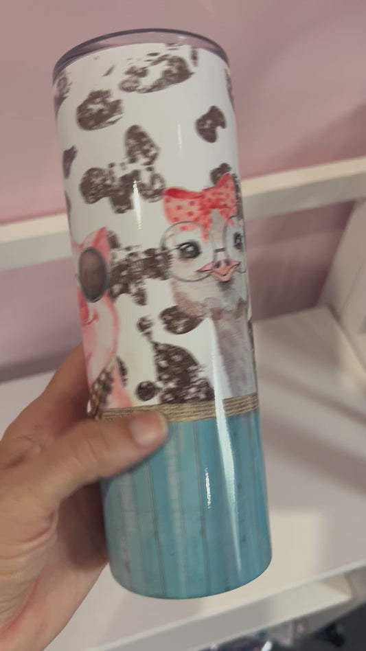 Stainless Tumbler - Farm Animals